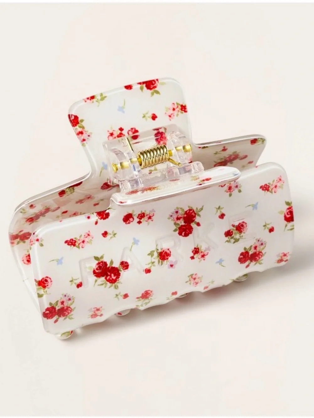 NWT PARKE X Target Collab Floral Claw Clip